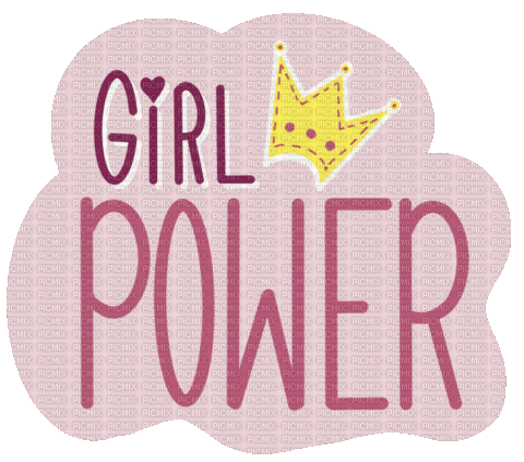 Girl Power - Animovaný GIF zadarmo