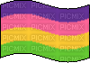 Lesbian flag waving - Free PNG