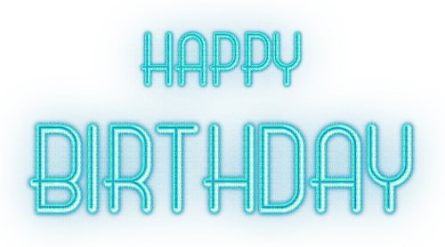 Kaz_Creations Text, Happy Birthday - PNG gratuit