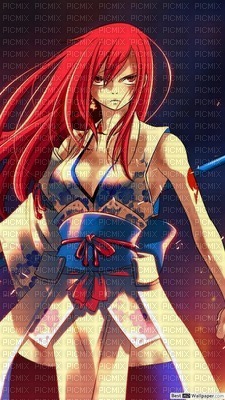 Erza Scarlet fairy tail - kostenlos png