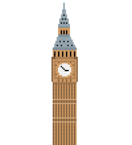 London Clock - GIF animé gratuit