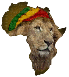 Africa map bp - Animovaný GIF zadarmo