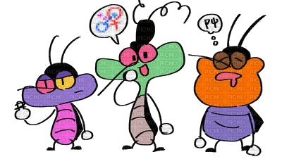 the cockroaches drawed by me, cockroaches , oggy , bugs , drawing , art ,  cartoon - Free PNG - PicMix