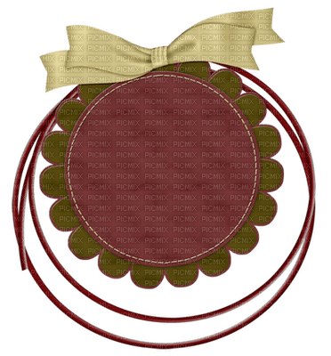 Kaz_Creations Deco Circle  Ribbons Bows Tags Colours - PNG gratuit