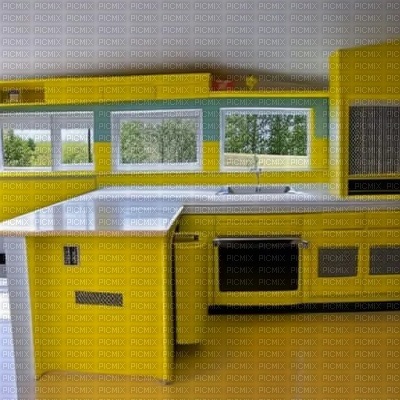 Yellow Kitchen - png gratis