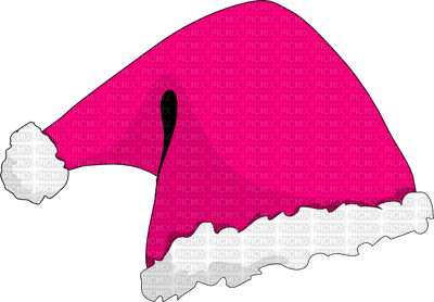Kaz_Creations Pink Christmas Deco Hat - PNG gratuit