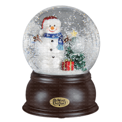 snow globe deco winter hiver neige noel - δωρεάν png