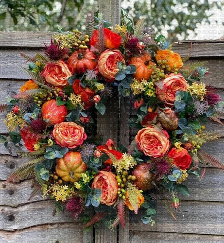 autumn wreaths - ücretsiz png