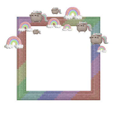 Small Rainbow Frame - Безплатен анимиран GIF