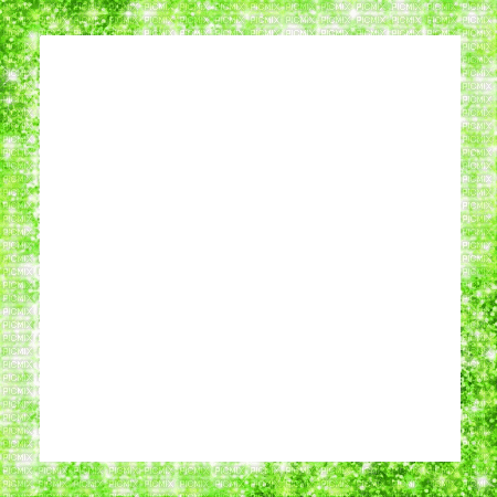 Animated.Glitter.Frame.Green - KittyKatLuv65 - Darmowy animowany GIF