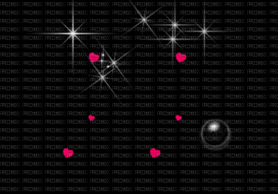 image encre animé effet scintillant coeur étoiles néon edited by me - GIF animé gratuit