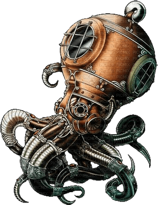 steampunk octypus bp - δωρεάν png