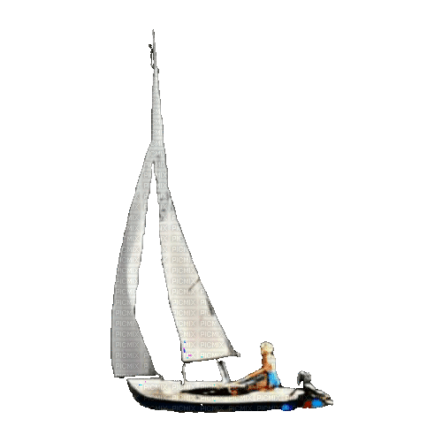 Лодка - Бесплатный анимированный гифка