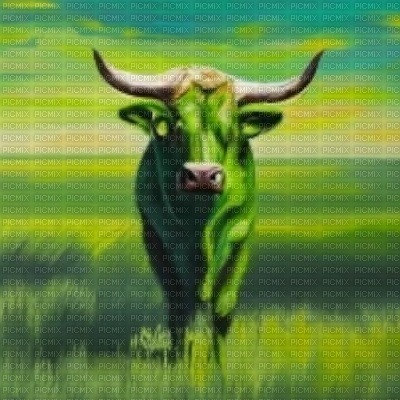 Green Bull - gratis png