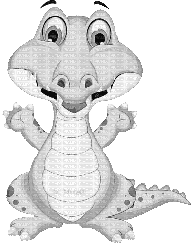 Y.A.M._Summer little animals crocodile - Безплатен анимиран GIF