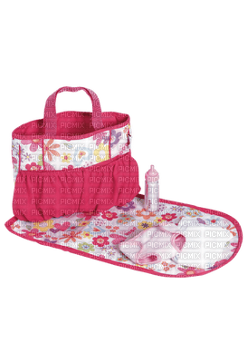 Kaz_Creations Baby Dolls Changing Mat Bag - 免费PNG