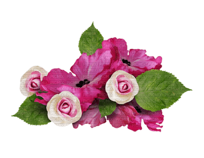 Kaz_Creations Deco Flowers Pink Colours - png grátis