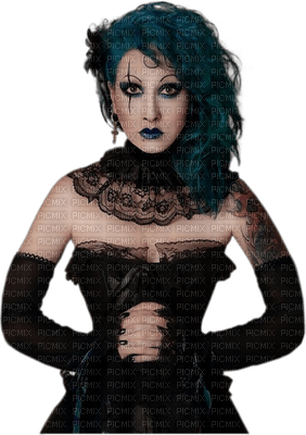 Kaz_Creations Woman Femme Gothic - darmowe png