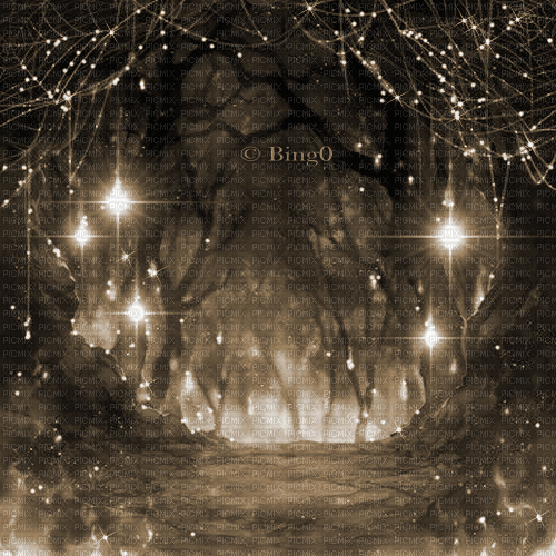 Y.A.M._Gothic Fantasy Landscape background sepia - GIF animé gratuit