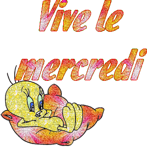 vive le mercredi - Бесплатный анимированный гифка
