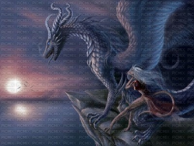 dragon  bleu - png ฟรี