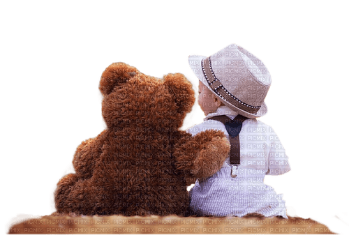 bear with child - gratis png