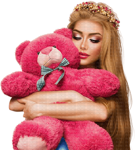 woman autumn kikkapink teddy bear - ilmainen png