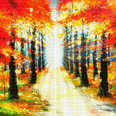Y.A.M._Autumn background - Бесплатни анимирани ГИФ