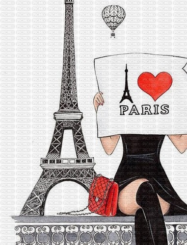 I love Paris - ücretsiz png
