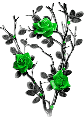 soave deco flowers rose branch fantasy gothic - png grátis