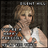 silent hill 3 youre a happy person we'll fix that - PNG gratuit