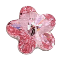 light pink gem flower 2 - gratis png