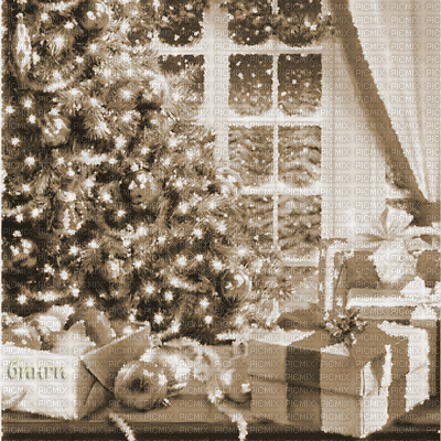 Y.A.M._New year Christmas background Sepia - Bezmaksas animēts GIF