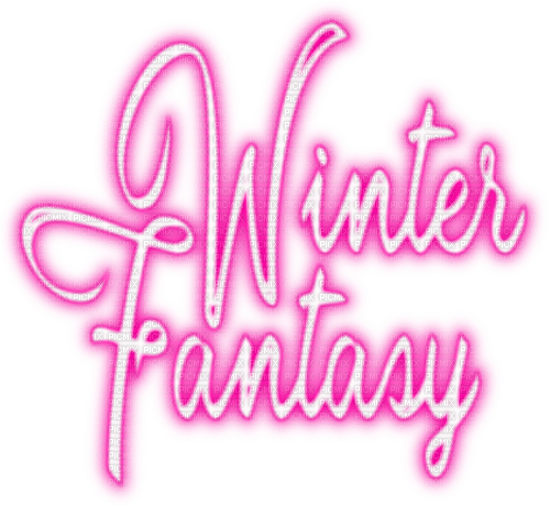 Winter Fantasy.Text.Pink - KittyKatLuv65 - δωρεάν png