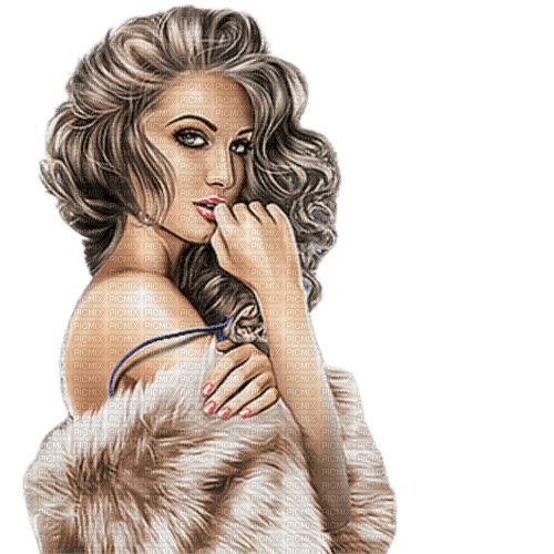 Woman Beige - Bogusia - Free PNG