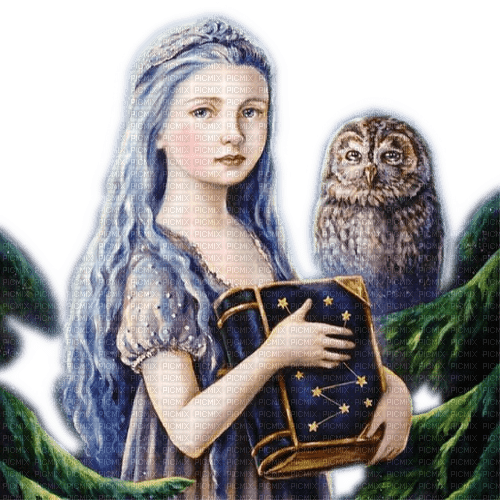 Rena Magic Girl Child Owl Eule - zadarmo png