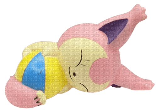 skitty with ball - PNG gratuit