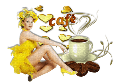 Kaz_Creations Woman Femme Deco Yellow - gratis png