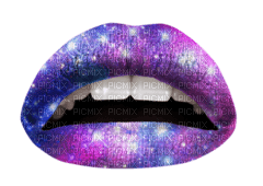 Kaz_Creations Lips Colours Purple - gratis png