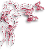 soave deco vintage corner butterfly pink - δωρεάν png