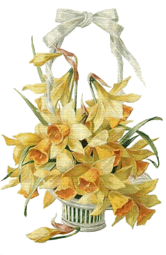Osterglocken, Blumen - Darmowy animowany GIF