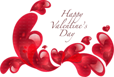 Kaz_Creations Deco Heart Love Hearts Text Happy Valentines Day - nemokama png