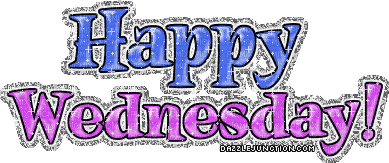 Tekst. Gif. Happy Wednesday. Leila - Ücretsiz animasyonlu GIF