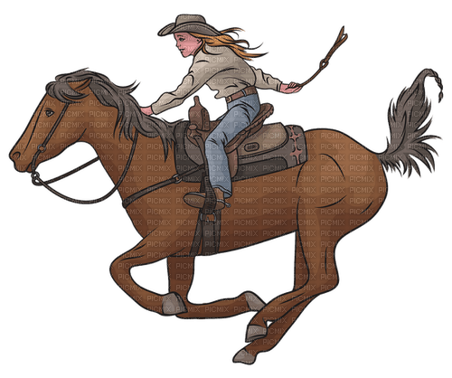 Cowgirl - zdarma png
