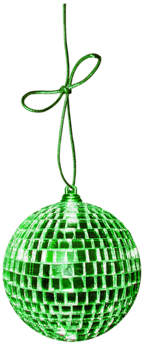 Ornament.Deco.Green - PNG gratuit