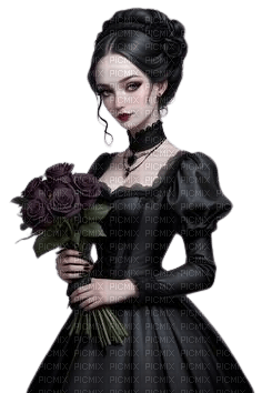 gothic woman - besplatni png