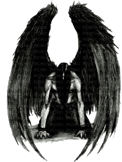Black dark Angel bp - png gratis