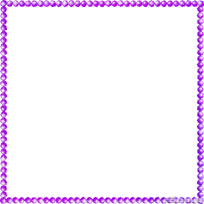 soave frame animated border vintage pearl purple - GIF animé gratuit