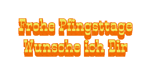 Frohe Pfingsten - Бесплатный анимированный гифка