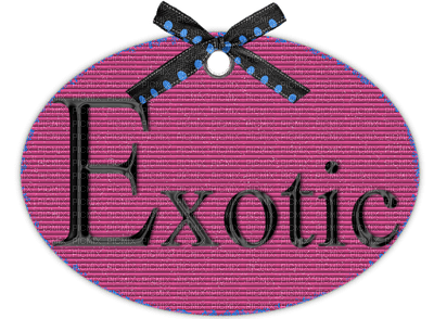 Kaz_Creations Deco Colours Ribbons Bows  Logo Text Exotic - bezmaksas png